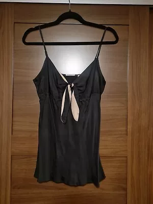 Intimissimi Satin Black Top Size M/12 Uk Only Used Twice Very Good Condition.  • £7