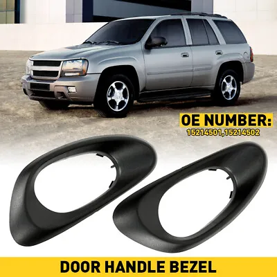 Door Handle Trim For 2002-2009 Chevrolet Trailblazer Set Of 2 Left And Right • $14.53