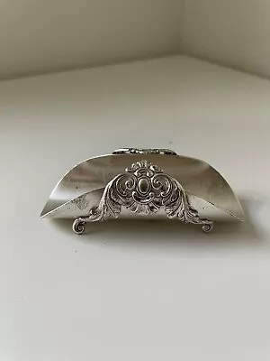 Vintage Silver Plate Napkin Holder Hallmark ARG 1000 Cordova Palermo 46 Grams • $60