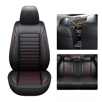 Faux Leather Car Seat Covers Front&Rear Full Set For Mazda 3/CX-3/CX-30/CX-5/6 • $78.89