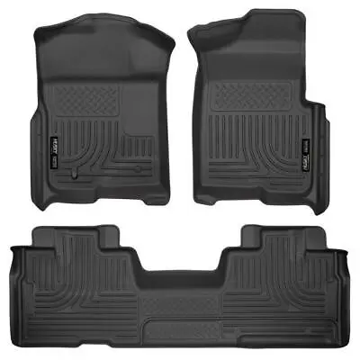 $148.63 • Buy Husky Liners For 09-14 Ford F-150 SuperCab Black Floor Mats 98341