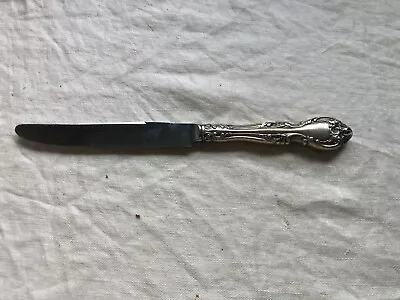 Gorham Melrose Pattern Sterling Handle Dinner Knife No Monogram - Free Shipping! • $19.99