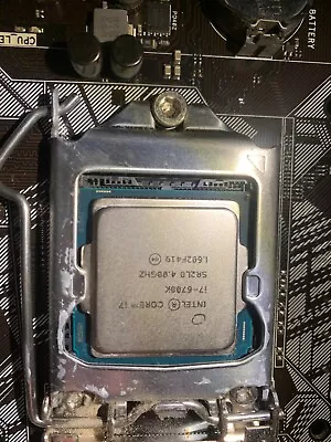 Intel Core I7-6700k 4.0 GHz Used 4.0GHz CPU 4-core 8 Thread. • $150