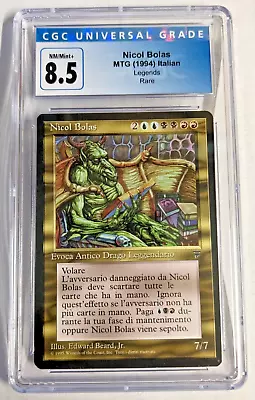 MTG ITALIAN LEGENDS Nicol Bolas GRADED 8.5 • $149.99