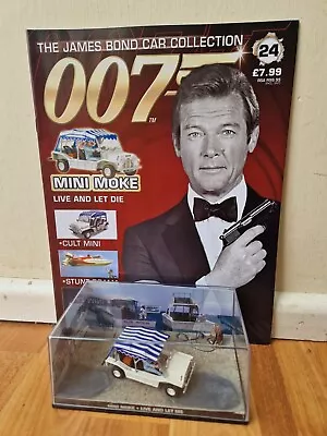 1/43 James Bond 007 Car Collection - Mini Moke Live And Let Die + Mag #24 • $22.18