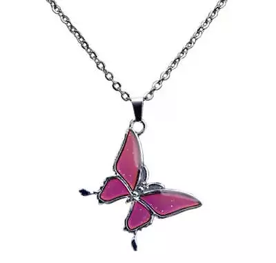 Mood COLOR CHANGING Butterfly Necklace • $5