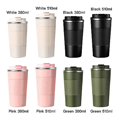 $24.08 • Buy Thermos Mug In-vehicle Travel Mug Thermal Flask Coffee Tea Cup Gift 380/510ML AU