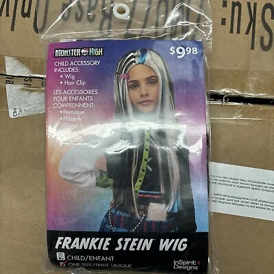 Frankie Stein CHILD Wig Costume Accessory NEW Monster High • $12.90