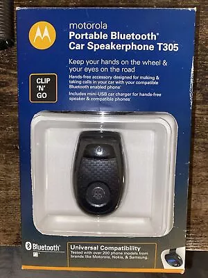 Motorola Portable Bluetooth Car Speakerphone T305 New In Box • $16.95