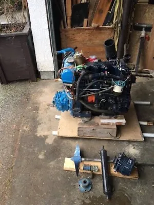 Isuzu 27 HP Marine Diesel Engine With Transmission And Manuals • $4950