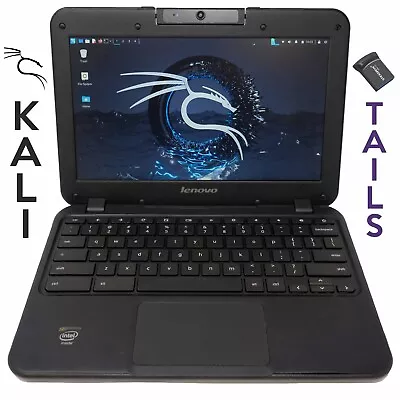 Kali Linux + Tails - Lenovo N21 4GB Ram 16GB SSD 11.6 Inch 2.0 GHz Intel Celeron • $55.99