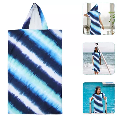  Hooded Beach Towel Large Microfiber Towels Sand Free For Adults Summer • £119.58