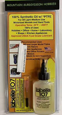 Labelle 107 Medium Oil Multi-Purpose HO S O LGB Scales   MODELRRSUPPLY  $5 OFFER • $13.69