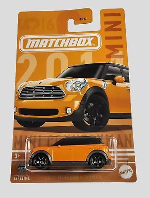 MATCHBOX 2011 MINI COUNTRYMAN DieCast Orange 1/64 Collectible Mini Collection  • $2.99