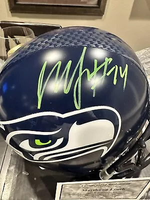 NFL Marshawn Lynch Autographed Seattle Seahawks Ridell Proline F/S Helmet • $689