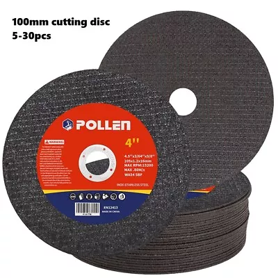 4Inch Metal Cutting Wheel Discs 100mm Cuttinf Off Wheels Angle Grinder 5-30 Pack • $15.14