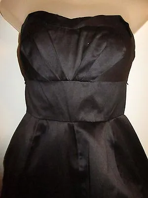 ZAC POSEN For TARGET Size 1 Black Strapless Sweetheart Cocktail Dress Corset • $7.99