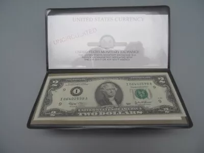 2003 Series $2 Two Dollar Uncirculated Note | US Monetary Exchange I06402599A • $4.44