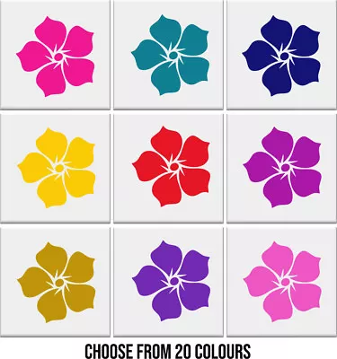 Kitchen Bathroom Tile Transfers FLOWERS Vinyl Wall Stickers Decals *2 SIZES* • £4.49