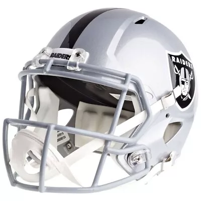 LAS VEGAS RAIDERS Riddell Speed NFL Full Size Replica Football Helmet • $139.95