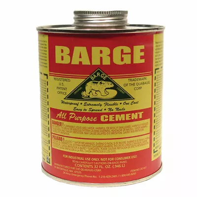 Barge All Purpose Cement Glue 1 Quart Adhesive Includes Applicator Brush • $36.95