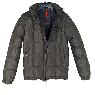 J CREW EXPEDITION DOWN PUFFER JACKET Green Vintage J.Crew  Men’s Extra SMALL XS • $54