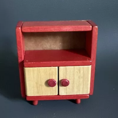 VTG. DANISH MID CENTURY MODERN TOY DOLL HOUSE FURNITURE Cabinet Book Case • $41.40