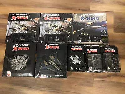 Star Wars X-Wing Miniatures Game Lot New Fantasy Flight • $220