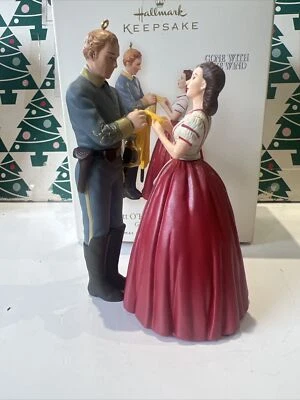 £14.99 • Buy Scarlett O Hara Ashley Wilkes Christmas Gone With Wind Hallmark Ornament NIB