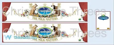 Code 3 Adhesive Vinyl Trailer Decal - Cravendale Milk - 1/50 1/76 1/148 • £7