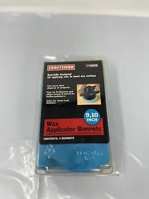 $14.42 • Buy Craftsman Microfiber Polisher 10 Inch Bonnets Polishing Pad Wax Wash