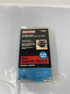 $14.42 • Buy Craftsman Microfiber Polisher 10 Inch Bonnets Polishing Pad Wax Wash