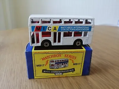 £7.99 • Buy Matchbox Superfast No. 17 Leyland Titan Bus MICA Convention 1987