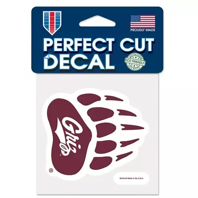 Montana Grizzlies 4 Inch NCAA Perfect-Cut Decal Sticker *Free Shipping • $6.27
