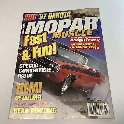 Mopar Muscle Magazine October November 1996 • $5.52