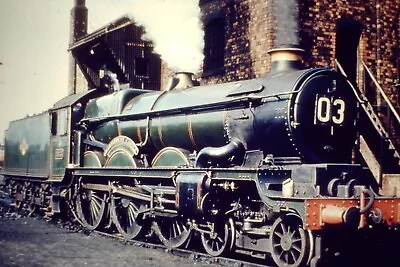 W.R.Steam Loco. Railway Colour Slide 4-6-0 7033 Hartlebury Castle(Stafford Rd) • £0.99