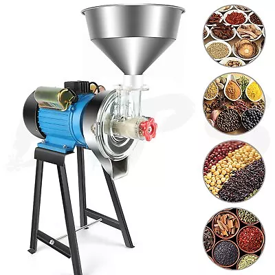 Maquina De Molino De Moler Maiz Electrico Wheat Grinder For Flour 110V Corn Mill • $181.99