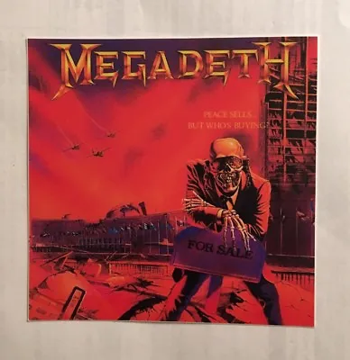 Megadeth Sticker - Peace Sells But Whos Buying  • $3.99