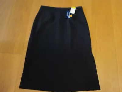 Ladies BNWT Marks & Spencer Navy Blue Straight Pencil Skirt Size 16 • £2.99