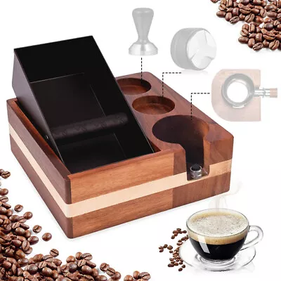 Espresso Knock Box 54mm Tamping Station For 58mm Breville Espresso Portafilter • $75.99