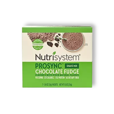 Nutrisystem Prosync Meal Replacement Protein Nutrition Drink Mix Chocolate Fudge • $28.99