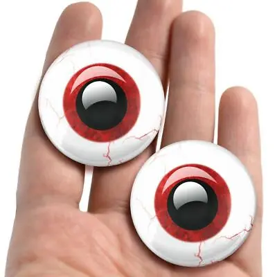 Red Glass Eyes Monster Taxidermy Craft Eyeballs 38mm • $15.99