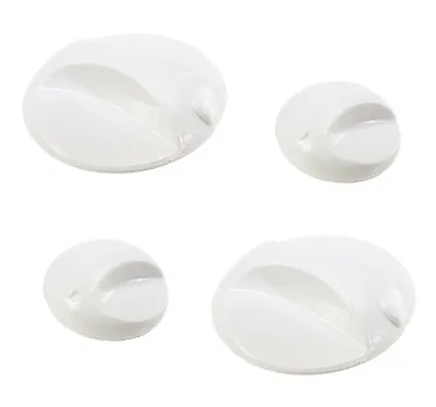£14.95 • Buy 2 X Premium Quality Knob Pack For Galaxy Aqua 1000,2000,3000,4000 Showers White