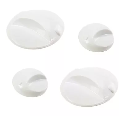 2 X Premium Quality Knob Pack For Galaxy Aqua 1000200030004000 Showers White • £14.95