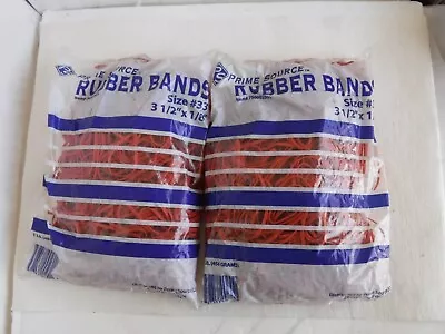 (2 X 1 Lb.) Rubber Bands Large Size #33 (3-1/2 X 1/8 ) Heavy Duty Prime Source • $21.98