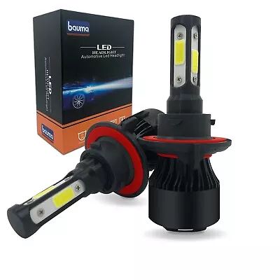 2pcs H13 9008 LED Headlight Bulb COB Kit 8000LM High/Low Beam Super Bright White • $17.27