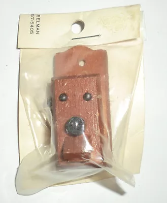 Packaged Vintage Miniature Wooden Old Time  Coffin  Wall Phone Black Accents • $9.99