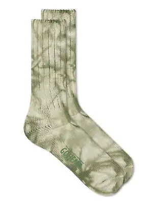 Anonymous Ism Unisex Go Hemp Dye Crew Socks - Green • £33.50