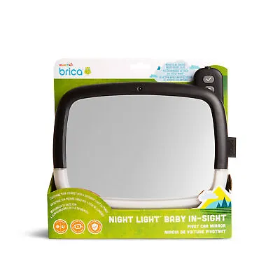 Munchkin Baby In-Sight Car Seat Mirror With LED Night Light With Remote • £43.99