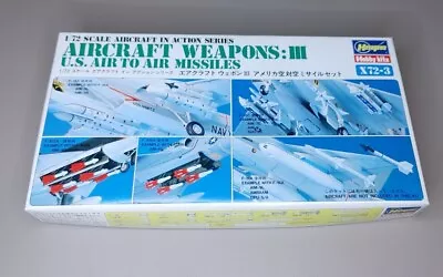 Hasegawa Aircraft Weapons III U.S. Air To Air Missiles 1-72 Scale Open (READ) • $7.99